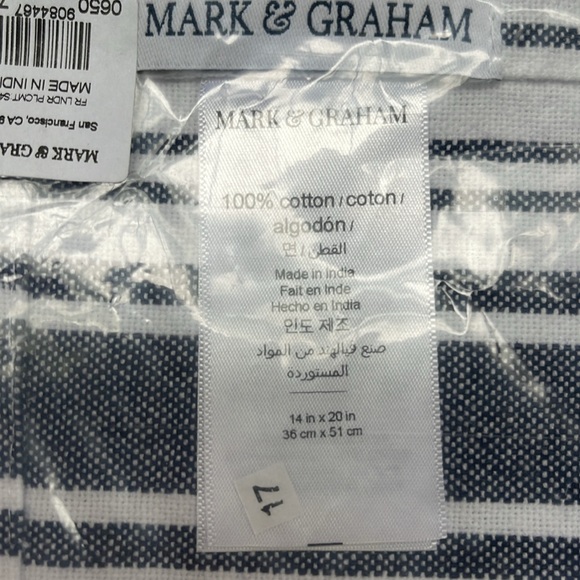 French Stripe Linen Placemats - Picture 3 of 4